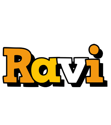 Ravi cartoon logo