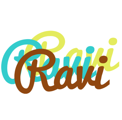 Ravi cupcake logo