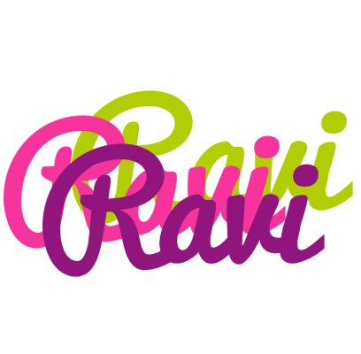 Ravi flowers logo