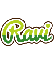 Ravi golfing logo