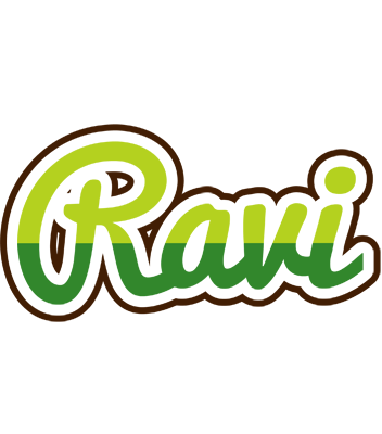 Ravi golfing logo