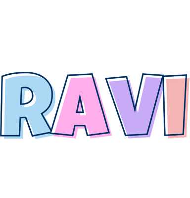 Ravi pastel logo