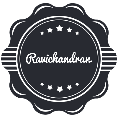 Ravichandran badge logo