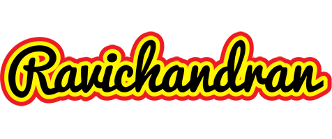 Ravichandran flaming logo