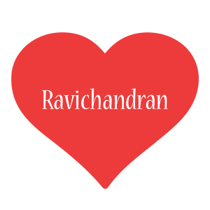 Ravichandran love logo