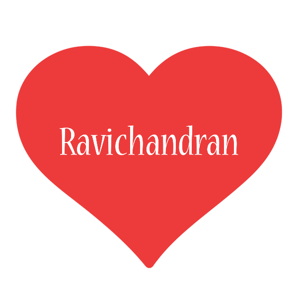Ravichandran love logo