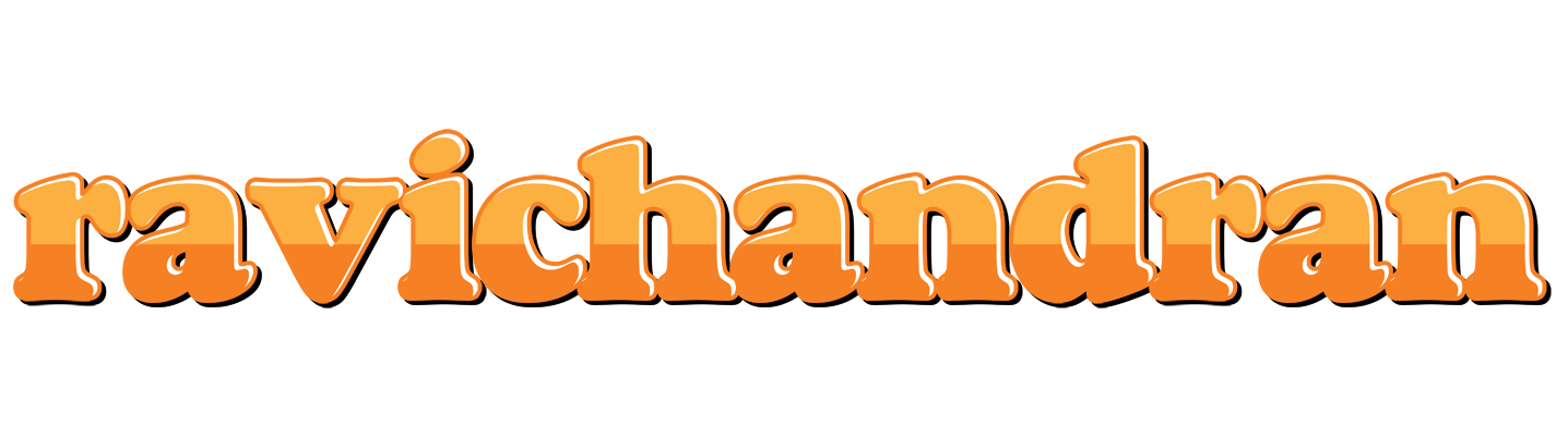 Ravichandran orange logo