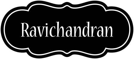 Ravichandran welcome logo