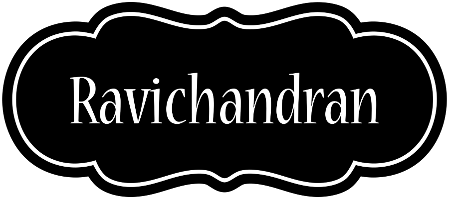 Ravichandran welcome logo