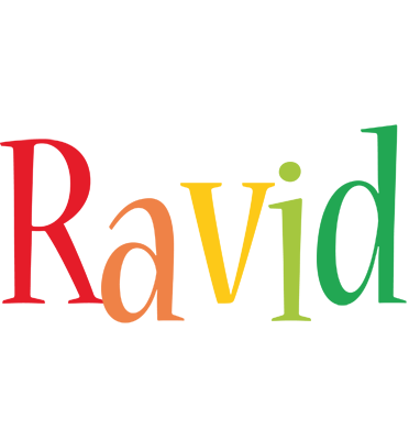 Ravid birthday logo