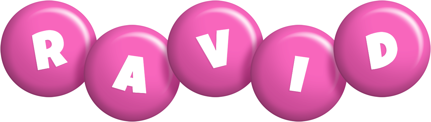 Ravid candy-pink logo