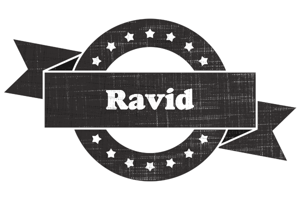 Ravid grunge logo