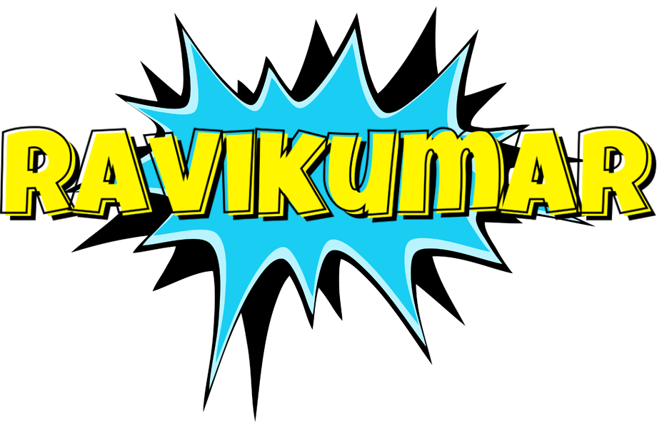 Ravikumar amazing logo