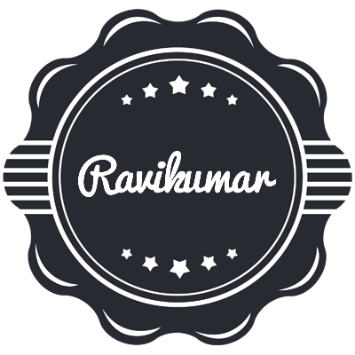 Ravikumar badge logo