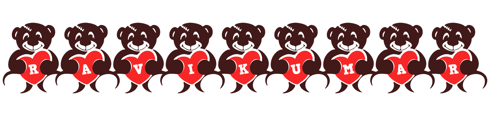 Ravikumar bear logo