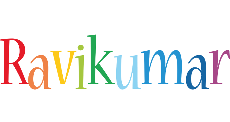 Ravikumar birthday logo
