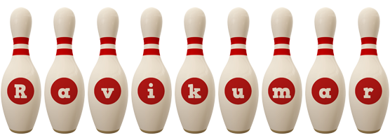 Ravikumar bowling-pin logo