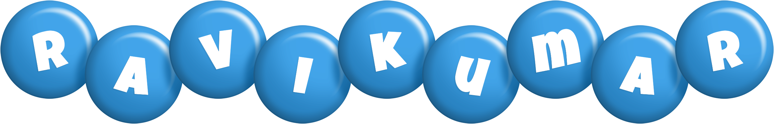 Ravikumar candy-blue logo