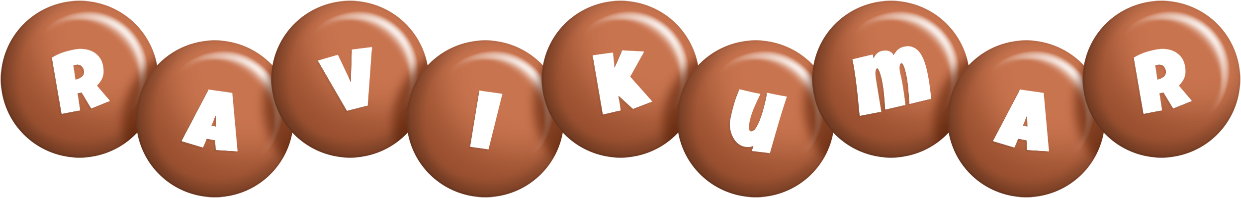 Ravikumar candy-brown logo
