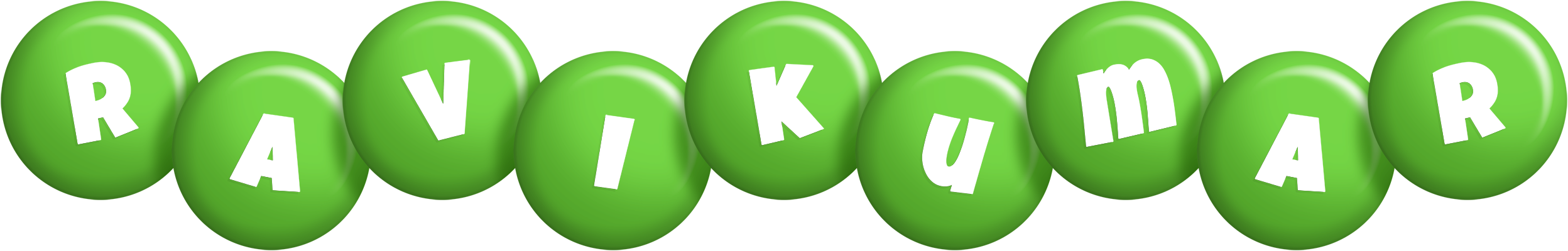 Ravikumar candy-green logo