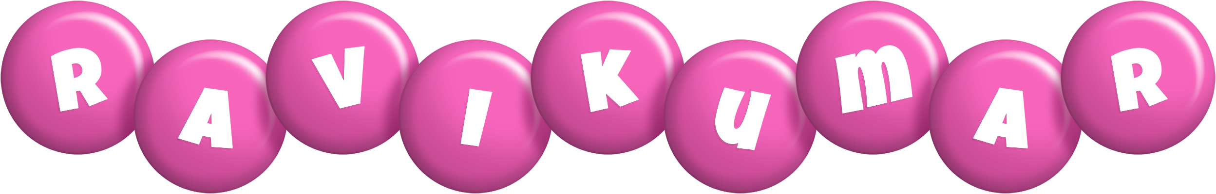 Ravikumar candy-pink logo