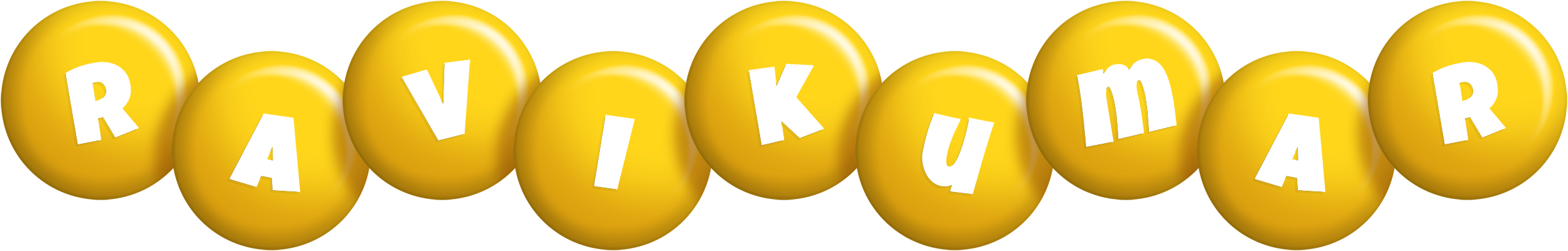 Ravikumar candy-yellow logo