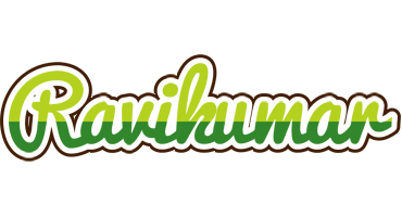 Ravikumar golfing logo