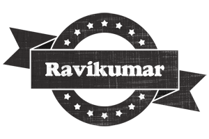 Ravikumar grunge logo