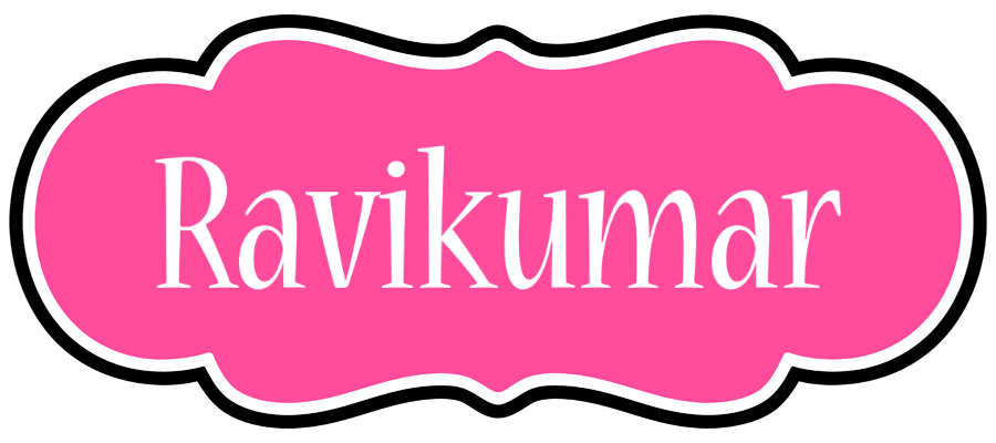 Ravikumar invitation logo