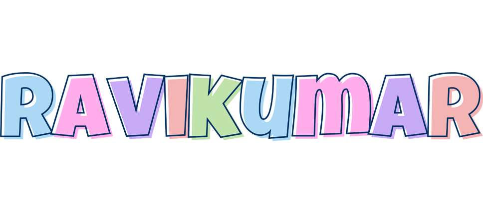 Ravikumar pastel logo