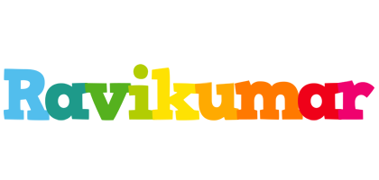 Ravikumar rainbows logo
