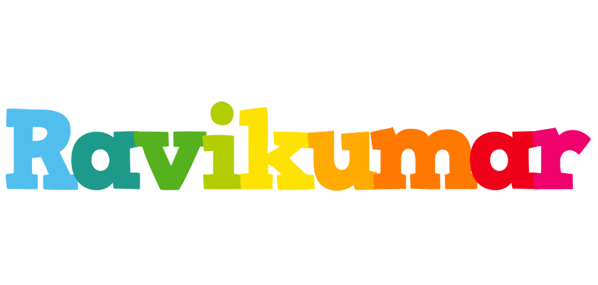 Ravikumar rainbows logo