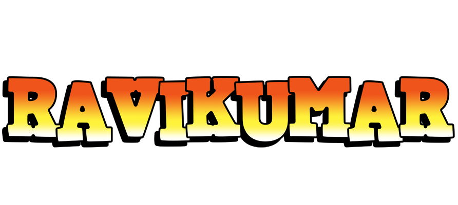 Ravikumar sunset logo