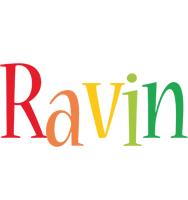 Ravin birthday logo