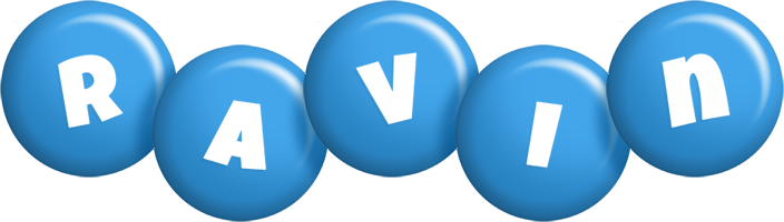 Ravin candy-blue logo