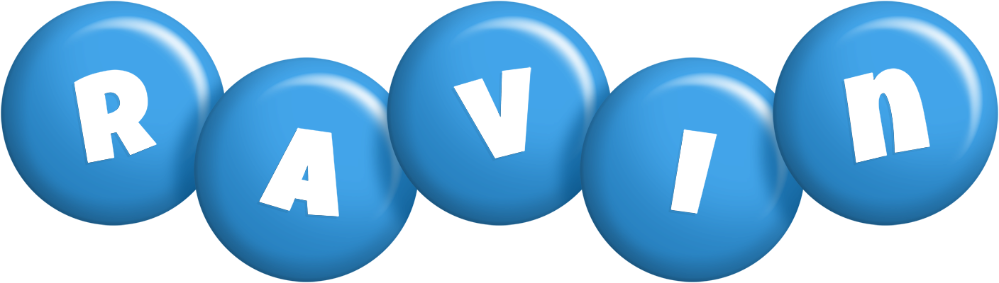 Ravin candy-blue logo