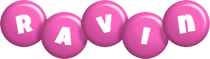 Ravin candy-pink logo