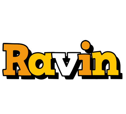 Ravin cartoon logo