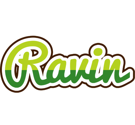 Ravin golfing logo