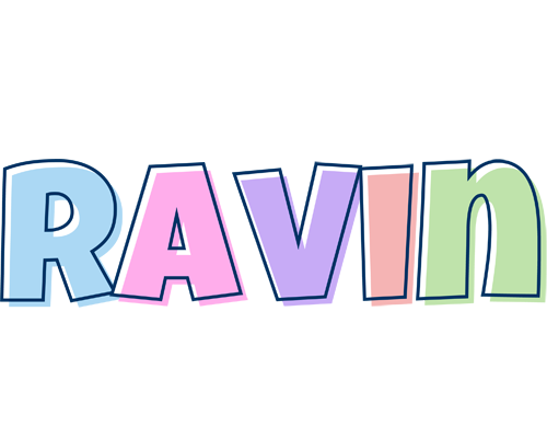 Ravin pastel logo