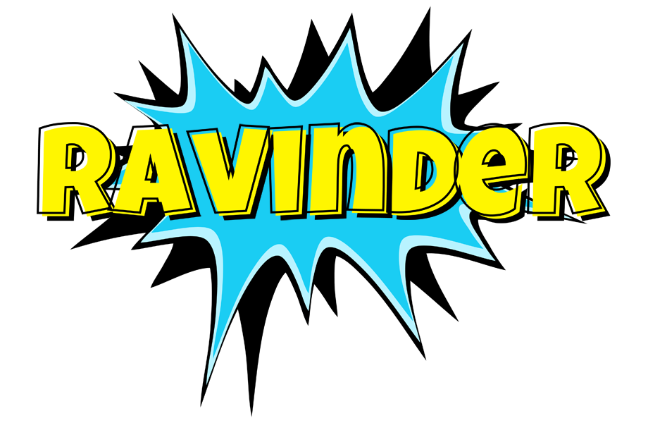 Ravinder amazing logo