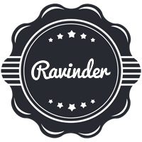 Ravinder badge logo