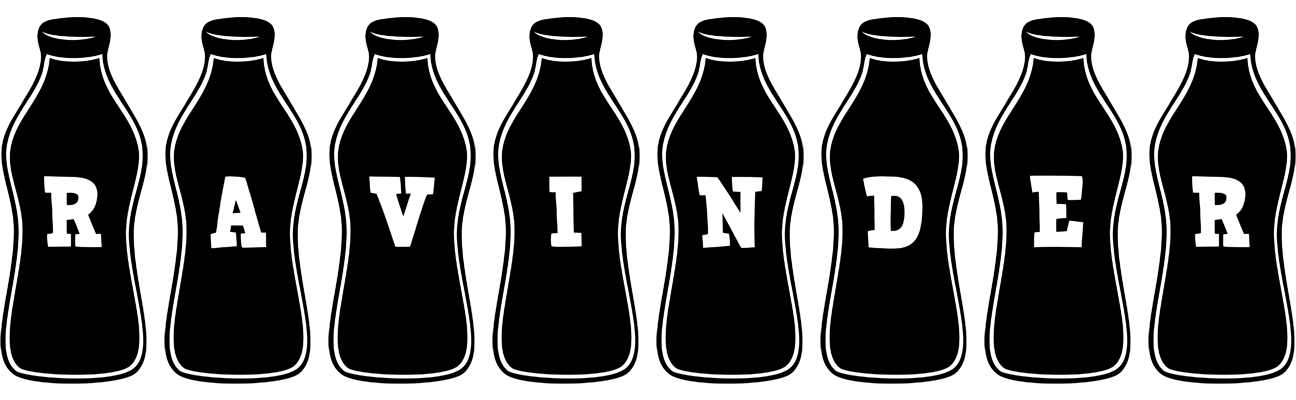 Ravinder bottle logo