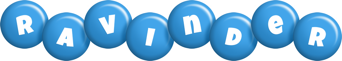 Ravinder candy-blue logo
