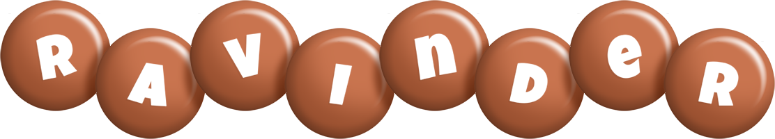 Ravinder candy-brown logo