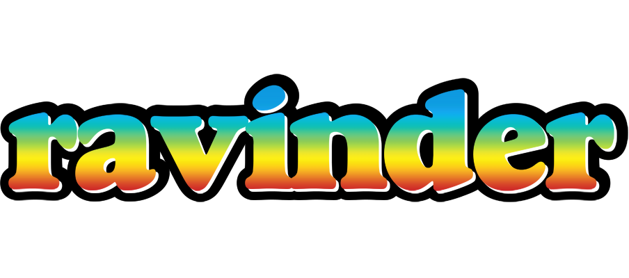 Ravinder color logo