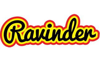 Ravinder flaming logo