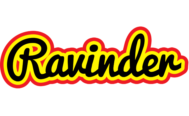 Ravinder flaming logo