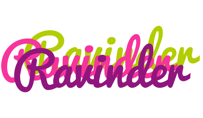 Ravinder flowers logo