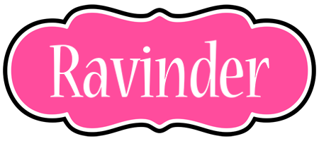 Ravinder invitation logo